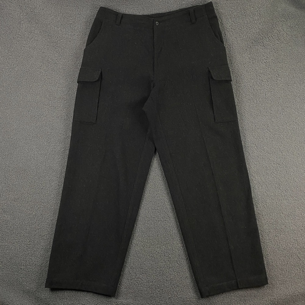 VTG Banana Republic Pants Mens 38x31 Wool Cargo‎ Flannel Trouser Hunting Safari